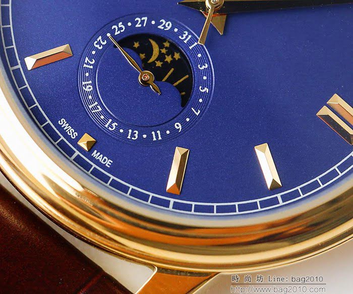 江詩丹頓 Vacheron Constantin LS精品 火爆推薦最新款 升級版 真月相功能腕表系列 男士腕表  wssb4231